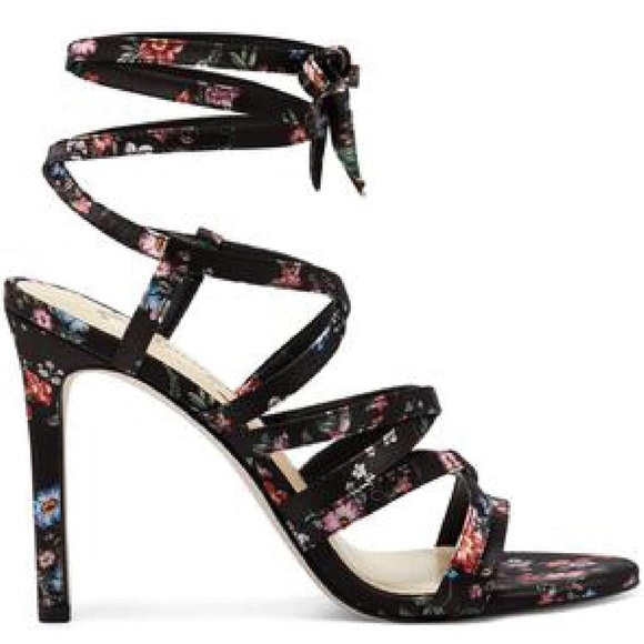 Jessica Simpson Jexilla Women's Strappy Ankle Wrap Stiletto Sandals Size 7 1/2 - Picture 2 of 8